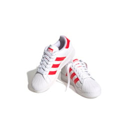 Tênis Adidas Superstar XLG Branco/Vermelho