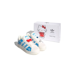 Tênis Adidas Superstar XLG Hello Kitty Azul/Branco IG4477