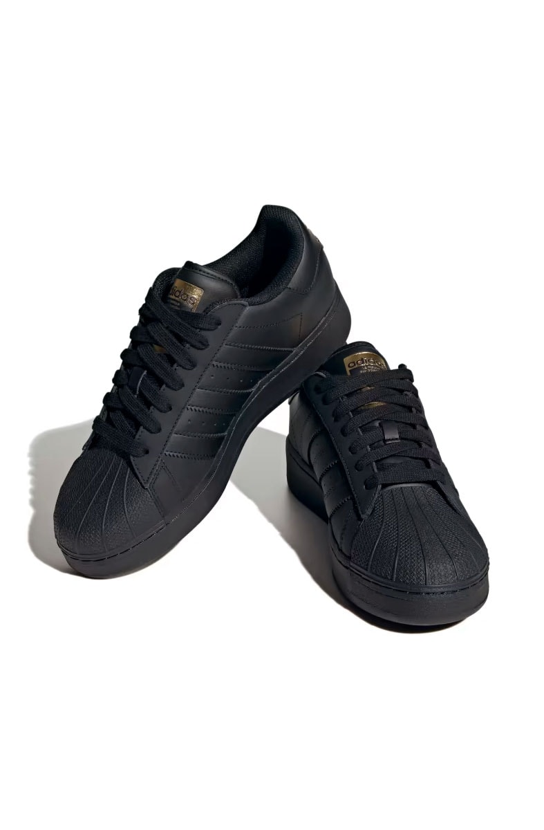 Tênis Adidas Superstar XLG Preto/Dourado ID4656 - NewSkull