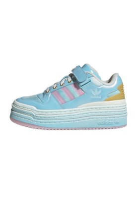 Tenis Adidas x Disney Forum Tripleplatforum Low Azul/Rosa Tenis Adidas x Disney Forum Tripleplatforum Low Azul/Rosa