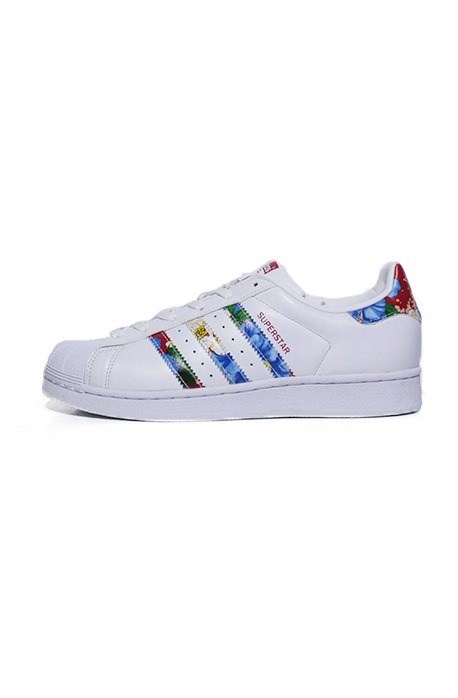 Adidas superstar 2025 feminino floral