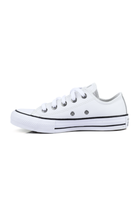 Tênis Converse Chuck Taylor All Star European Ox Branco/Preto CT04480001