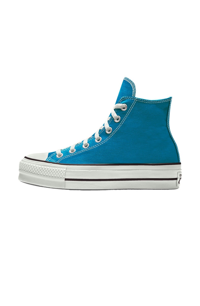 Tenis CONVERSE Chuck Taylor ALL STAR Lift Plataforma High Azul Acido NewSkull