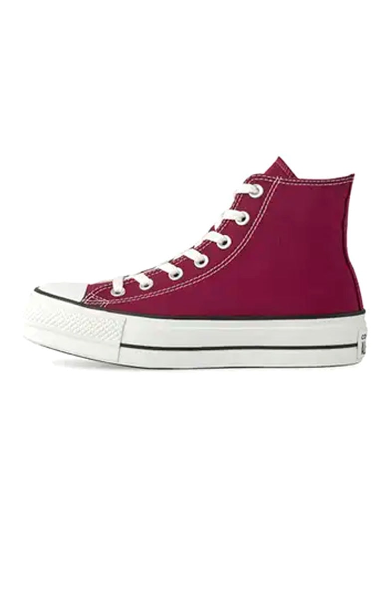 Tenis Converse Chuck Taylor All Star Lift Plataforma High Bordo Burgundy NewSkull