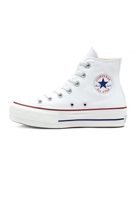 Tenis Converse Chuck Taylor All Star Lift Plataforma High Branco/Branco Tenis Converse Chuck Taylor All Star Lift Plataforma High Branco/Branco