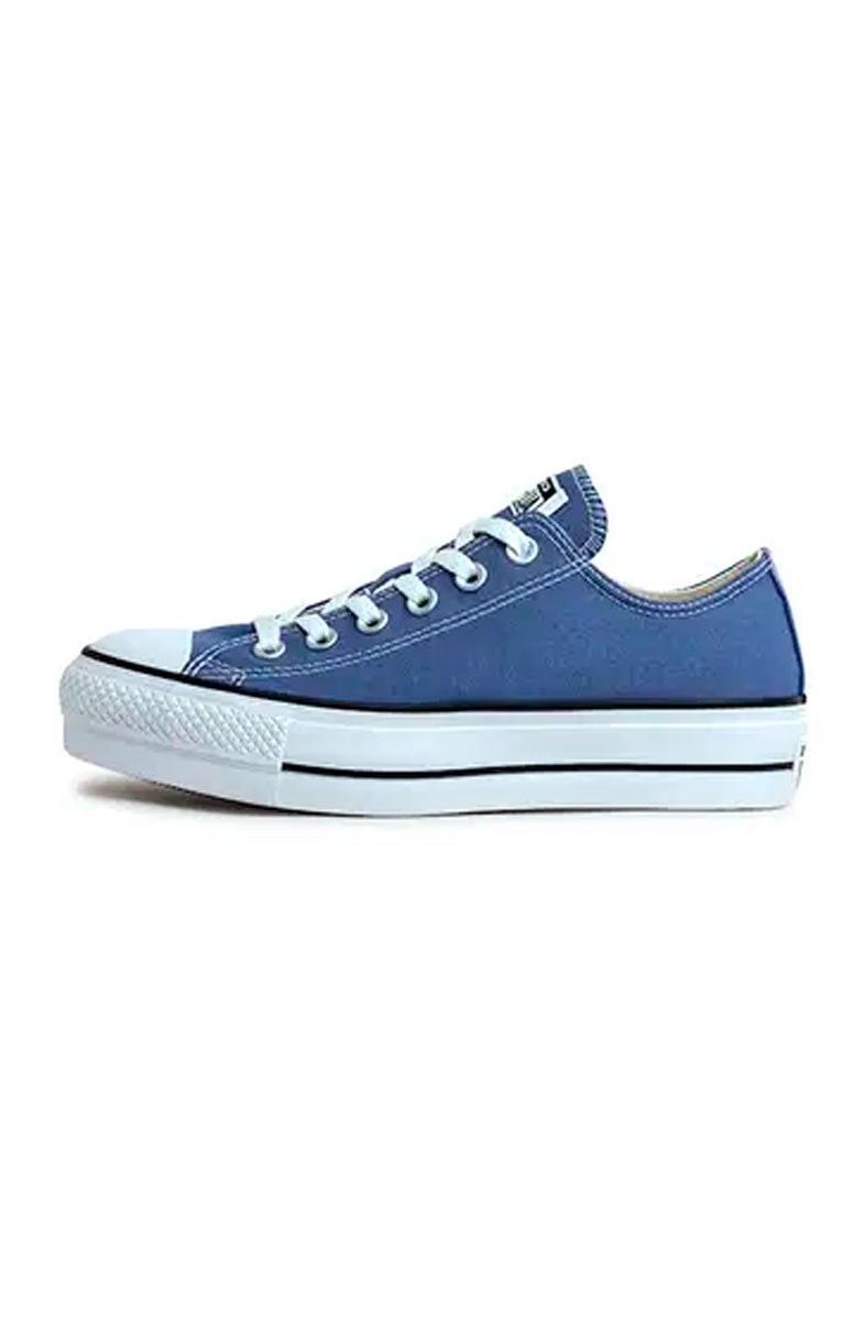 Tenis all hot sale star plataforma azul