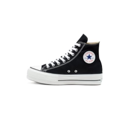 Tenis Converse Chuck Taylor All Star Lift Platform High Preto/Branco