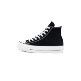 Tenis Converse Chuck Taylor All Star Lift Platform High Preto/Branco