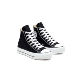 Tenis Converse Chuck Taylor All Star Lift Platform High Preto/Branco