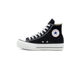 Tenis Converse Chuck Taylor All Star Lift Platform High Preto/Branco