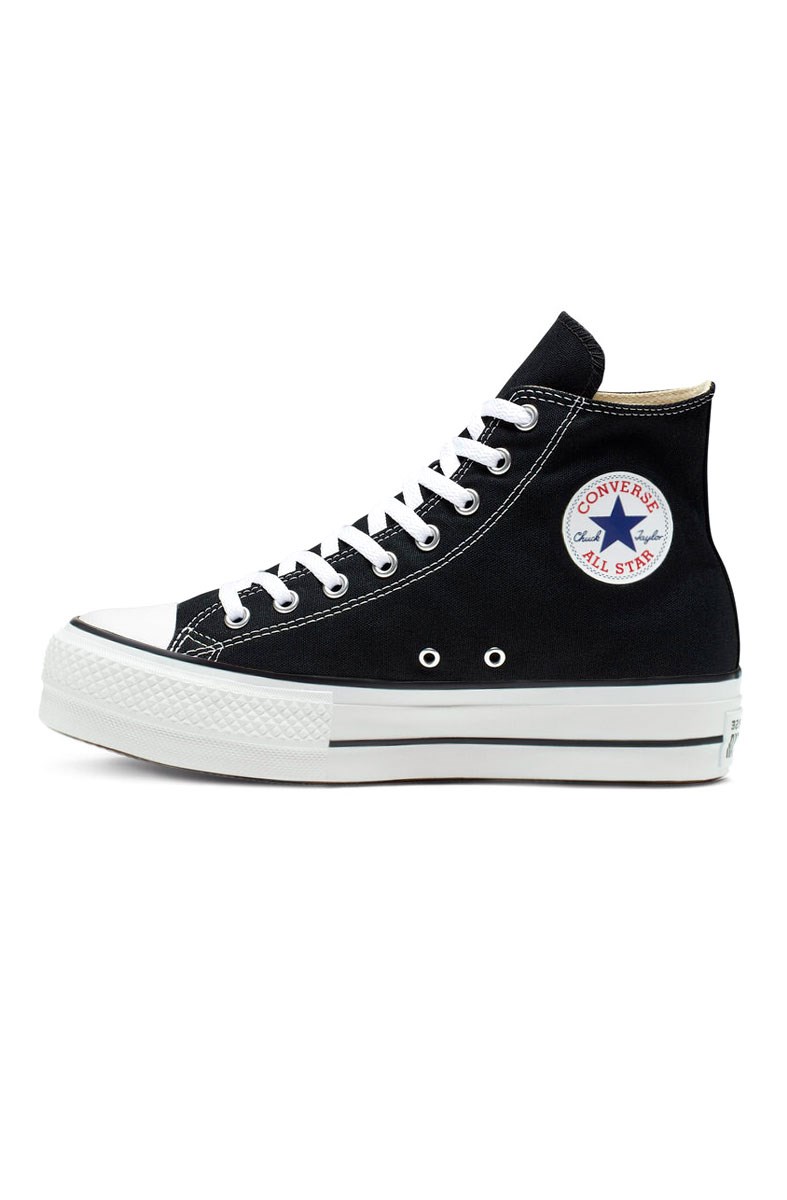 tênis converse all star chuck taylor flatform preto