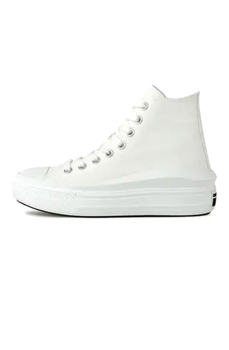 All star plataforma cano sales alto branco