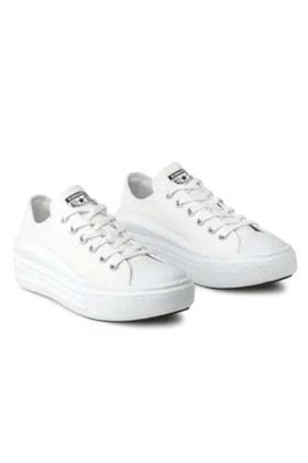 Tenis Converse Chuck Taylor All-Star Plataforma Lift Move Branco/Branco CT15920002