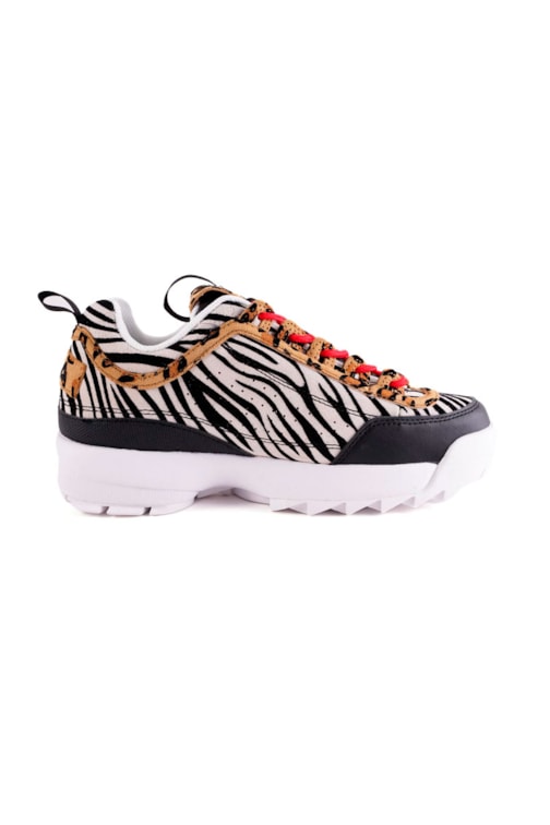 fila disruptor zebra