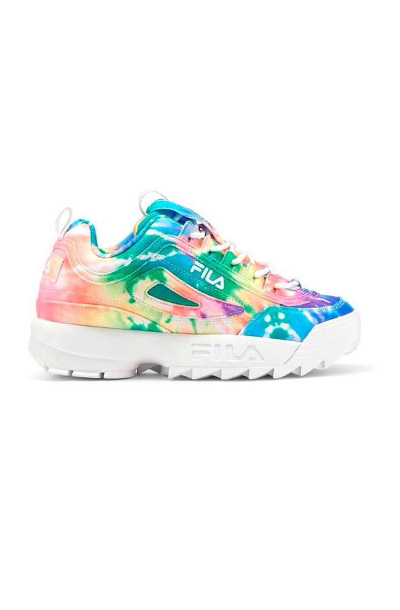 tenis fila disruptor colorido