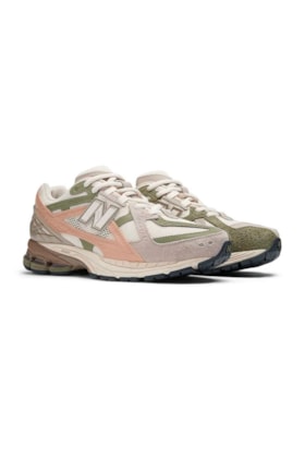 Tênis New Balance 1906N Unissex Bege/Verde Musgo M1906NE