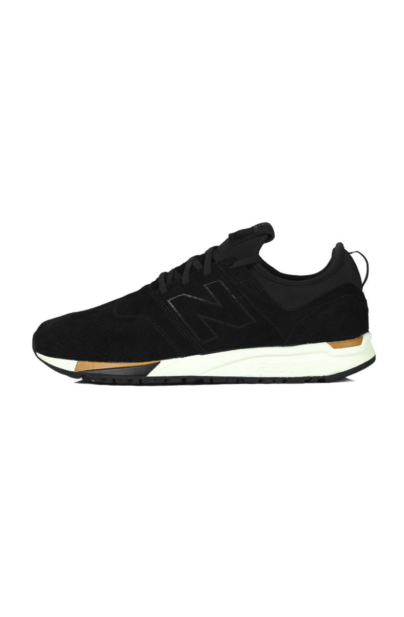 new balance 247 luxe 2.0 black suede trainers