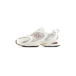 Tenis New Balance 530 Branco/Bordô MR530SZ