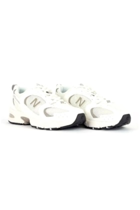 Tenis New Balance 530 Branco/Marrom Claro U530CSB