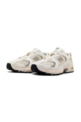 Tenis New Balance 530 Branco/Marrom Claro U530CSB