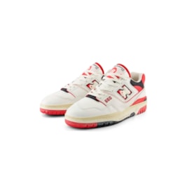 Tênis New Balance 550 BB550VGA Vintage Red Branco/Vermelho BB550VGA