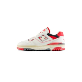 Tênis New Balance 550 BB550VGA Vintage Red Branco/Vermelho BB550VGA