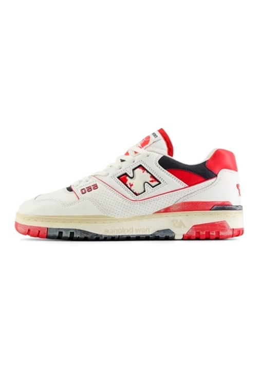 Tênis New Balance 550 BB550VGA Vintage Red Branco/Vermelho BB550VGA