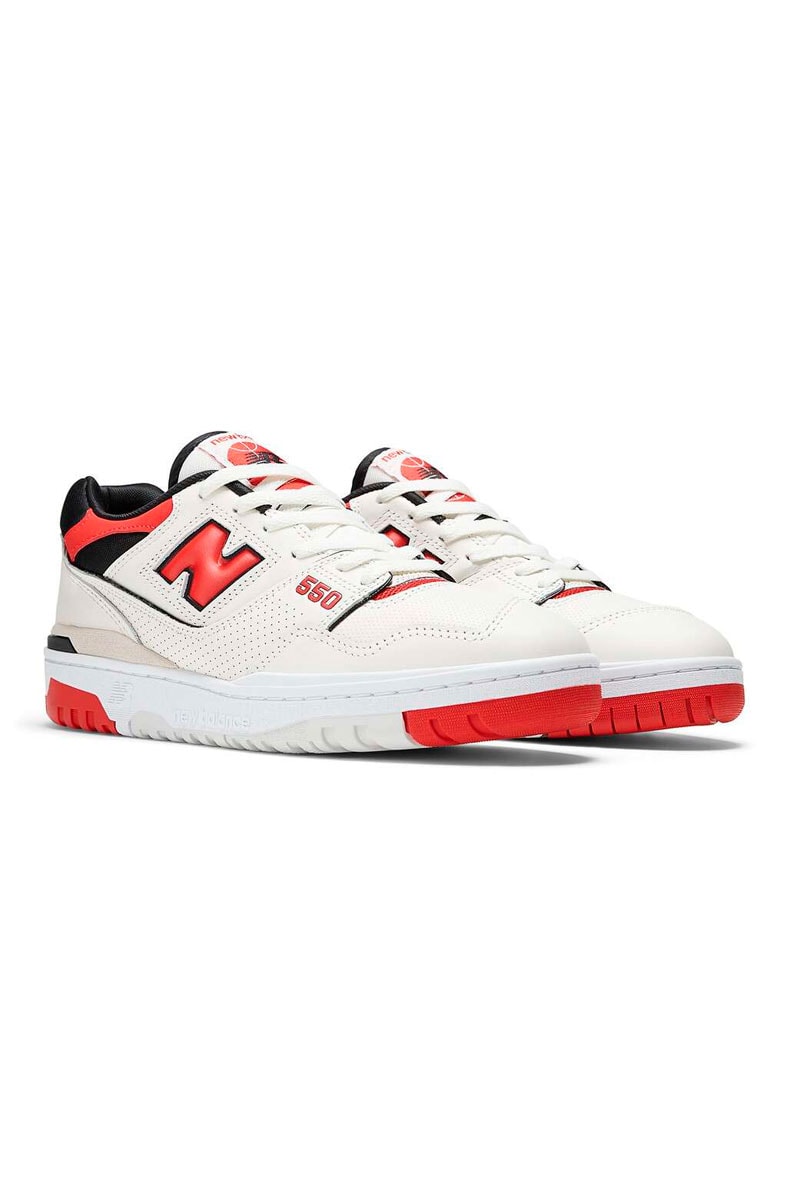 New balance store branco e vermelho