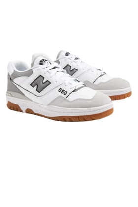 Tenis New Balance 550 Branco/Cinza BB550ESC