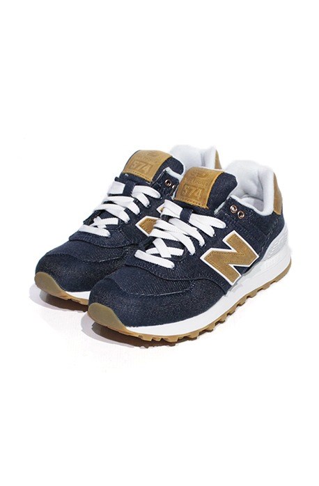 New balance store 574 feminino azul