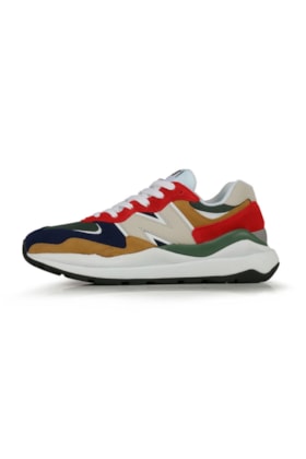 Tênis New Balance 5740 M5740GD Branco/Azul/Vermelho Tênis New Balance 5740 M5740GD Branco/Azul/Vermelho