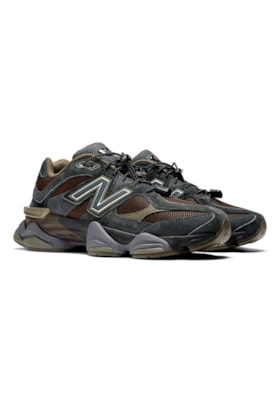 Tênis New Balance 9060 Unissex Black Dark Moss U9060PH