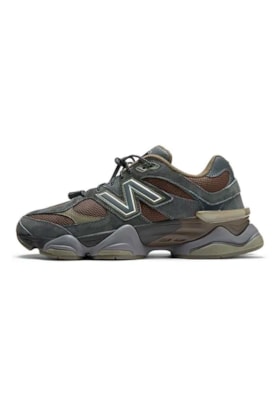 Tênis New Balance 9060 Unissex Black Dark Moss U9060PH