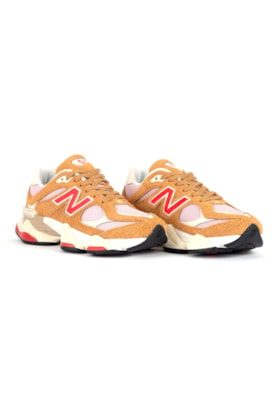 Tênis New Balance 9060 Unissex Caramelo/Vermelho U9060GEA