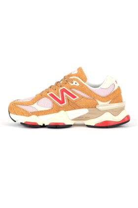 Tênis New Balance 9060 Unissex Caramelo/Vermelho U9060GEA