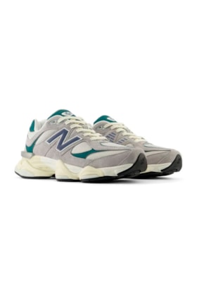 Tênis New Balance 9060 Unissex Cinza/Verde U9060HMS