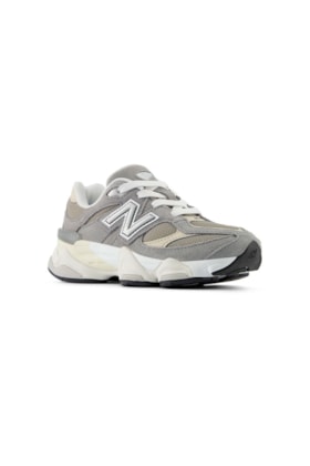 Tênis New Balance 9060 Unissex Infantil Cinza PC9060BA