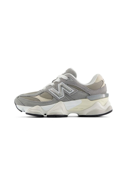 Tênis New Balance 9060 Unissex Infantil Cinza PC9060BA