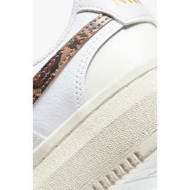 Tênis Nike Court Vision Alta Leopard Feminino Branco/Bege