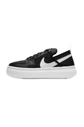 Tenis Nike Court Vision Alto Plataforma Feminino Preto/Branco Tenis Nike Court Vision Alto Plataforma Feminino Preto/Branco