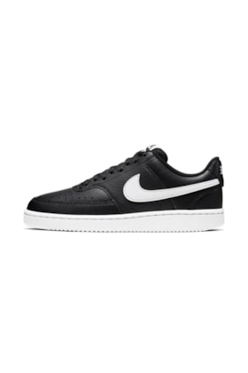 Tenis NIKE Court Vision Low Feminino Preto/Branco Tenis NIKE Court Vision Low Feminino Preto/Branco