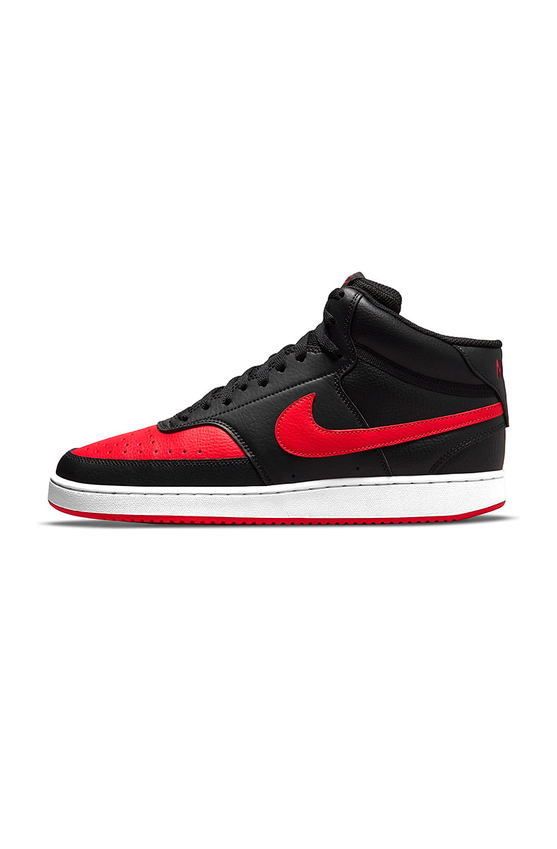 nike court vision mid preto