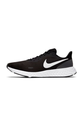 Tenis NIKE Revolution 5 Preto/Branco Tenis NIKE Revolution 5 Preto/Branco