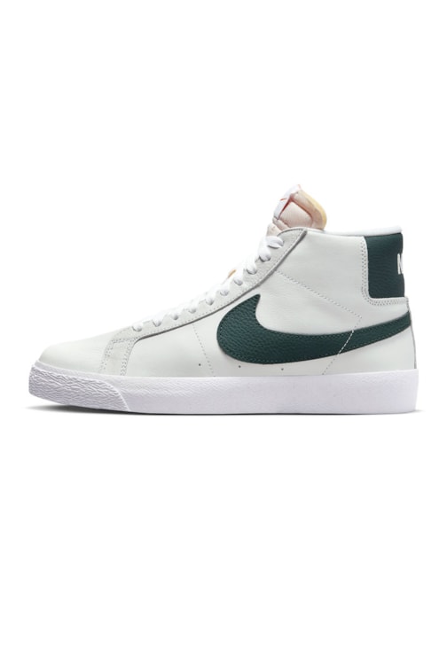 Tênis Nike SB Zoom Blazer MID ISO Branco/Verde DR9092-100