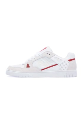 Tenis OUS 2K Essencial Branco/Bordo 350043-01