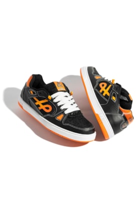 Tenis OUS 2K Street Fighter II Preto/Laranja/Branco