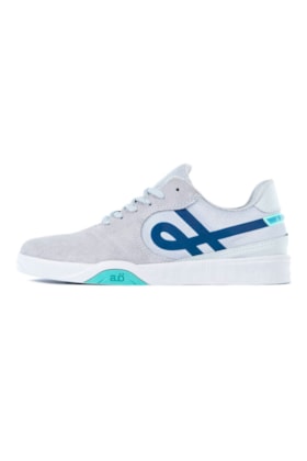Tenis OUS Imigrante Couro Nuvem Furta Cor Essencial Cinza/Azul/Verde Tenis OUS Imigrante Couro Nuvem Furta Cor Essencial Cinza/Azul/Verde
