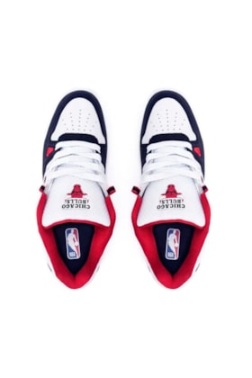 Tenis OUS Imperial 2k NBA Chicago Bulls Branco/Preto/Vermelho 350043-20