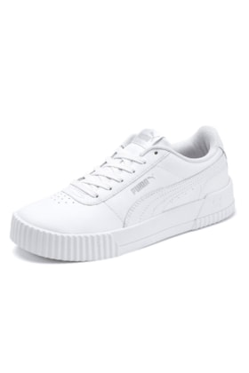 Tenis Puma Carina L BDP Feminino Branco/Prata