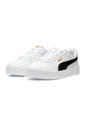 Tênis Puma Carina L BDP Feminino Branco/Preto